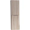 1400mm Light Oak Effect Tall Cupboard Storage Cabinet Bathroom Furniture - Left Hand -Grohe Sales Shop 16239338 1