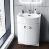 Dene 600mm Freestanding Basin Vanity Unit White -Grohe Sales Shop 32634859 1