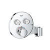 Grohe Grohtherm SmartControl Thermostatic For In-wall Installation 2 Outlets With Integrated Shower Holder (29120000) -Grohe Sales Shop 45260653 1